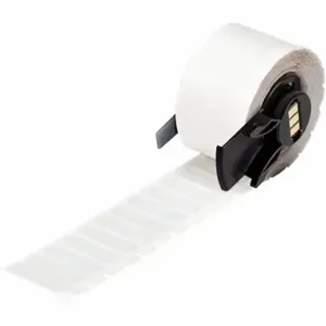 BRADY M6-15-428 Label, 9/32 Inch Size x 1 in, 1 in, Polyester, Light Gray, 750 Labels per Roll | CU6RUB 803NE7