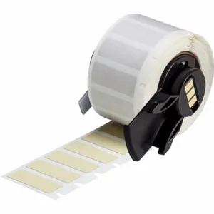 BRADY M6-16-724 Label, 1 Inch Size x 1 Inch, 1 Inch, Polyimide, Amber, 500 Labels per Roll | CP2CFN 803U25