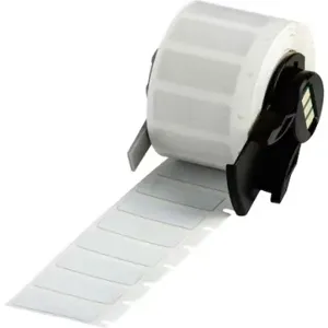 BRADY M6-16-727 Label, 3/8 Inch Size x 1 Inch, 1 Inch, Polyimide, White, 500 Labels per Roll | CP2DKK 803U86