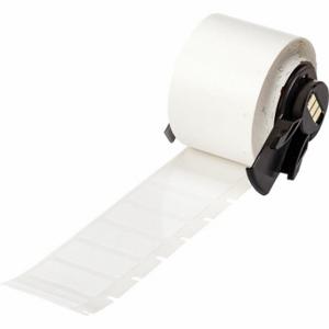 BRADY M6-17-423 Label, 1/2 Inch Size x 1 in, 1 in, Polyester, White, 500 Labels | CP2CPG 803PE1