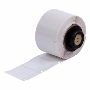 BRADY M6-19-483 Label, 1 Inch Size x 1 in, 1 in, Polyester, White, 250 Labels | CP2CFH 803N86