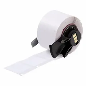 BRADY M6-19-489 Label, 1 Inch Size x 1 in, 1 in, Polyester, White, 250 Labels | CP2CFM 803NG4