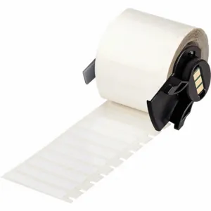 BRADY M6-25-423 Label, 1/4 Inch Size x 1 1/4 in, 1 1/4 in, Polyester, White, 750 Labels | CP2CVB 803PF7