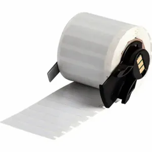 BRADY M6-28-473 Label, 1/4 Inch Size x 1 1/2 Inch, 1 1/2 Inch, Polyester, White, 750 Labels per Roll | CP2CUU 803MY8