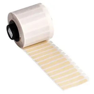 BRADY M6-28-724 Label, 1/4 Inch Size x 1/4 Inch, 1/4 Inch, Polyimide, Amber, 750 Labels per Roll | CP2CVX 803U89