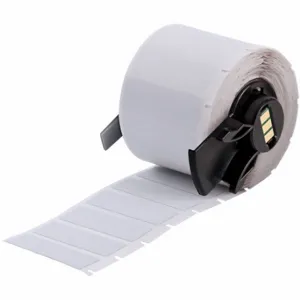 BRADY M6-29-486 Label, 1/2 Inch Size x 1 1/2 in, 1 1/2 in, Polyester, Light Gray, 500 Labels per Roll | CU6RRR 803NF5