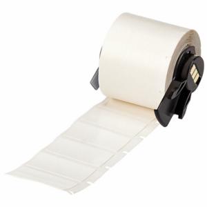 BRADY M6-30-422 Label, 3/4 Inch Size x 1 1/2 in, 1 1/2 in, Polyester, White, 250 Labels | CP2DGE 803PH0