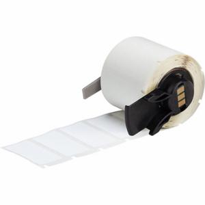 BRADY M6-30-489 Label, 3/4 Inch Size x 1 1/2 in, 1 1/2 in, Polyester, White, 250 Labels | CP2DGH 803P25