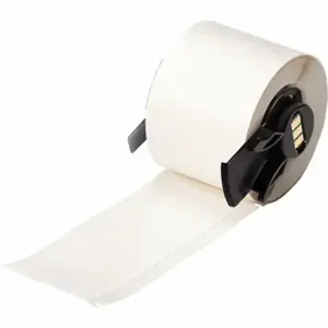 BRADY M6-33-498 Label, 4 Inch Size x 1 1/2 in, 1 1/2 in, Vinyl, White, 100 Labels Included | CV4NDV 803NC5