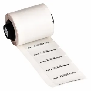 BRADY M6-35-428-PROP Label, 3/4 Inch Size x 1 5/8 in, 1 5/8 in, Polyester, Black/Light Gray | CU6RTV 803P57