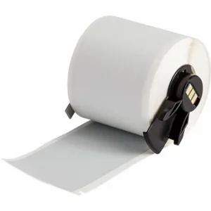 BRADY M6-38-486 Label, 1 29/32 Inch Size x 4 in, 4 in, Polyester, Light Gray, 100 Labels per Roll | CU6RRJ 803P65