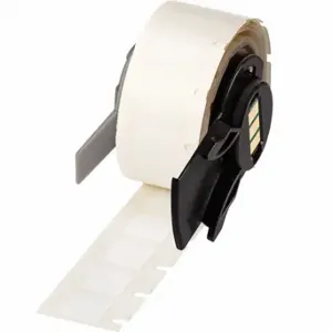 BRADY M6-4-423 Label, 13/32 Inch Size x 13/32 in, 13/32 in, Polyester, White, 500 Labels | CP2CXU 803NA9