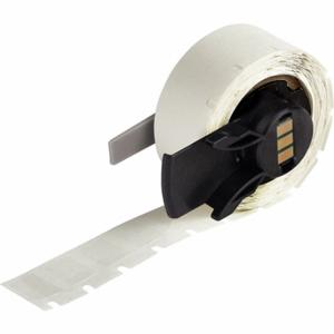 BRADY M6-44-430 Label, 3/8 Inch Size x 1/2 in, 1/2 in, Polyester, Clear, 500 Labels | CP2DKV 803P74