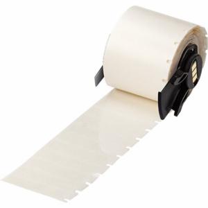 BRADY M6-45-430 Label, 3/8 Inch Size x 1 1/2 in, 1 1/2 in, Polyester, Clear, 500 Labels | CP2DJP 803P75
