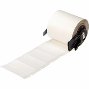 BRADY M6-81-488 Label, 1/4 Inch Size x 1 29/32 in, 1 29/32 in, Polyester, White, -40 Deg to 320 Deg F | CP2CVH 803N68