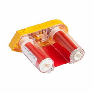 BRADY M61-R10010-RD Printer Ribbon, 2 x 75 Ft, Red, Resin, R10000 | CP2HTC 793ER7