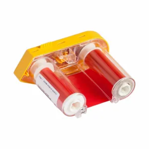 BRADY M61-R10010-RD Printer Ribbon, 2 x 75 Ft, Red, Resin, R10000 | CP2HTC 793ER7