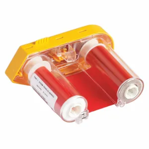 BRADY M61-R4410-RD Label Printer Ribbon Cartridge, 2 Inch Size x 75 ft, Red, Resin, R4400, BMP61/M611-AM-BT-W | CP2BFV 52HK12