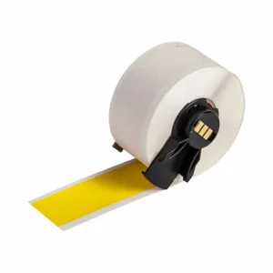 BRADY M61C-1000-595-YL Label, 2 1/4 Inch Size x 50 ft, Vinyl, Yellow, Outdoor | CP2DAG 793ET4