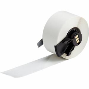 BRADY M6C-1000-432 Label, 1 Inch Size x 50 ft, Polyester, Clear, Indoor, 0.004 Inch Size Label Thick | CP2CJQ 803P69