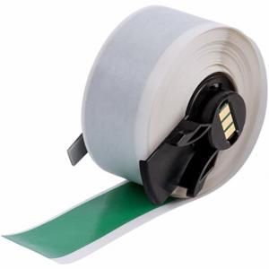 BRADY M6C-1000-439-GR Label, 1 Inch Size x 50 ft, Vinyl, Green, Outdoor, 0.0042 Inch Size Label Thick | CP2CKR 803NP6