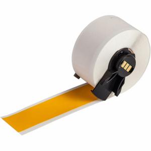 BRADY M6C-1000-439-YL Label, 1 Inch Size x 50 ft, Vinyl, Yellow, Outdoor | CP2CLG 803NP2