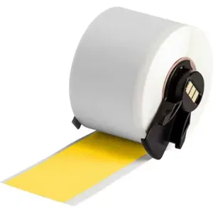 BRADY M6C-1500-437-YL Label, 1 1/2 in, 1 1/2 Inch Size x 50 ft, Polyvinylfluoride, Yellow | CP2EUA 803TY4