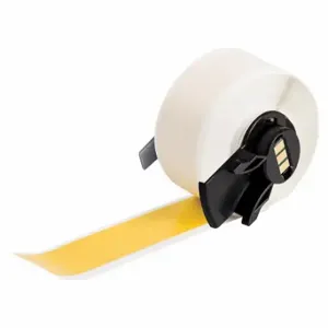 BRADY M6C-1900-439-YL Label, 1 29/32 Inch Size x 50 ft, Vinyl, Yellow, Outdoor | CP2EWY 803NP8