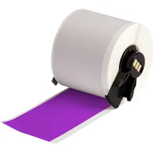 BRADY M6C-2000-595-PL Label, 2 Inch Size x 50 ft, Vinyl, Purple, Outdoor, 0.004 Inch Size Label Thick | CP2DDN 803TP9