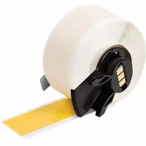 BRADY M6C-500-439-YL Label, 1/2 Inch Size x 50 ft, Vinyl, Yellow, Outdoor | CP2CUD 803NN5