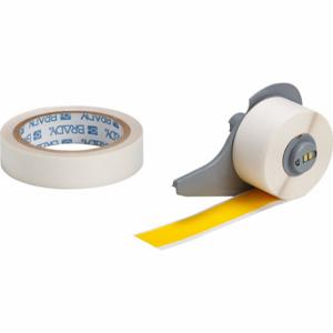 BRADY M7-1000-483-YL-KT Label, 1 Inch Size x 50 ft, Polyester With Polyester Adhesive, Yellow | CP2EXE 803MU2