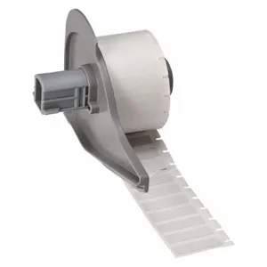 BRADY M7-15-428 Label, 9/32 Inch Size x 1 Inch, 1 Inch, Polyester, Light Gray, 750 Labels per Roll | CP2DPK 803R44