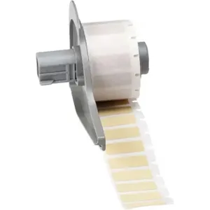 BRADY M7-16-724 Label, 3/8 Inch Size x 1 Inch, 1 Inch, Polyimide, Amber, 500 Labels per Roll | CP2DKJ 803U41