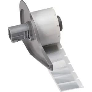 BRADY M7-17-362 Label, 1/2 Inch Size x 1 Inch, 1 Inch, Vinyl Acrylic Adhesive, Silver, 500 Labels per Roll | CP2CPT 803U42