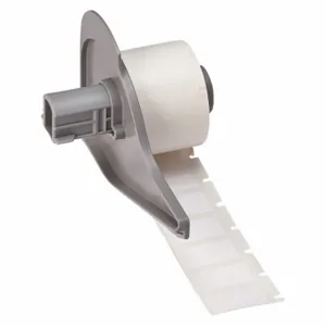 BRADY M7-17-473 Label, 1/2 Inch Size x 1 Inch, 1 Inch, Polyester, White, 500 Labels per Roll | CP2EXZ 803RC9