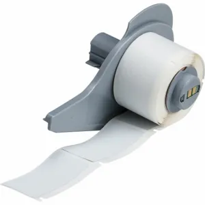 BRADY M7-20-486 Label, 2 Inch Size x 1 in, 1 in, Polyester, Light Gray, 100 Labels | CP2DAT 803R45