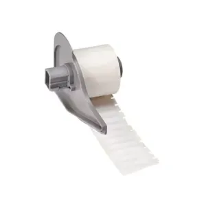 BRADY M7-25-423 Label, 1/4 Inch Size x 1/4 Inch, 1/4 Inch, Polyester, White, 750 Labels per Roll | CP2CVN 803TH4