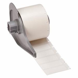 BRADY M7-29-489 Label, 1/2 Inch Size x 1 1/2 in, 1 1/2 in, Polyester, White, 500 Labels | CP2CNA 803R81
