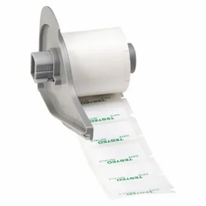 BRADY M7-30-423-TEST Label, Tested, 3/4 Inch Size x 1 1/2 in, 1 1/2 in, Polyester, Green/White, Outdoor | CP2DZE 803RA6