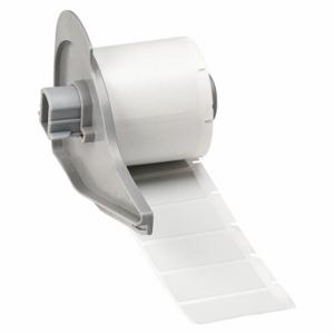 BRADY M7-30-486 Label, 3/4 Inch Size x 1 1/2 in, 1 1/2 in, Polyester, Light Gray, 250 Labels | CP2DFZ 803R46