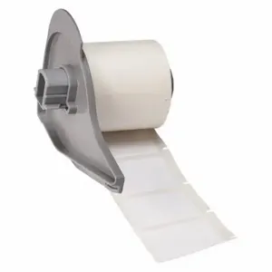 BRADY M7-31-423 Label, 1 Inch Size x 1 1/2 Inch, 1 1/2 Inch, Polyester, White, 250 Labels per Roll | CP2CEL 803R63