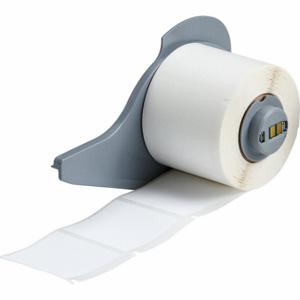 BRADY M7-32-489 Label, 1 1/2 Inch Size x 1 1/2 in, 1 1/2 in, Polyester, White, 250 Labels | CP2BXG 803R78