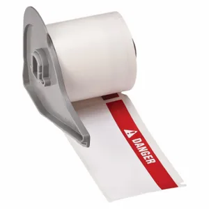 BRADY M7-38-483-DANGER Label, Danger, Red Header, 1 29/32 Inch Size x 4 in, 4 in, Polyester, Red/White, Indoor | CP2DQV 803RJ8