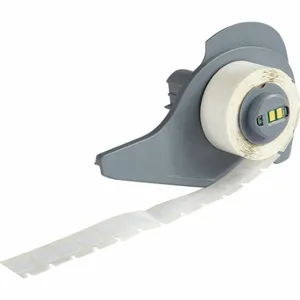 BRADY M7-4-423 Label, 13/32 Inch Size x 13/32 Inch, 13/32 Inch, Polyester, White, 500 Labels per Roll | CP2CXT 803R65