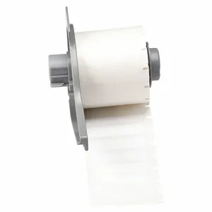 BRADY M7-45-422 Label, 3/8 Inch Size x 1 1/2 in, 1 1/2 in, Polyester, White, 500 Labels Included | CT9EGF 803R43