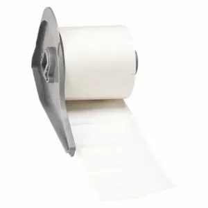 BRADY M7-81-488 Label, 1/4 Inch Size x 1 29/32 in, 1 29/32 in, Polyester, White, -40 Deg to 320 Deg F | CP2CVJ 803R57