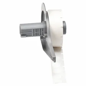 BRADY M7-83-499 Label, 1/2 Inch Size x 1/2 in, Nylon, White, 500 Labels Included | CV4LDV 803T09