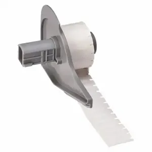 BRADY M7-9-423 Label, 13/64 Inch Size x 21/32 Inch, 21/32 Inch, Polyester, White, 750 Labels per Roll | CP2CYJ 803RR2