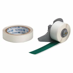 BRADY M71-1000-483-GN-KT Continuous Label Roll, 1 Inch X 50 Ft, Polyester With Rubber Adhesive, Green | CP2HYL 12D606