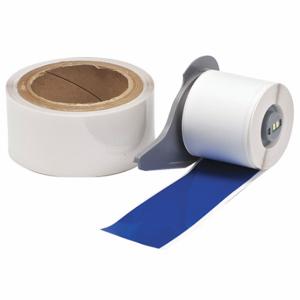 BRADY M71-2000-483-BL-KT Continuous Label Roll, 2 Inch X 50 Ft, Polyester With Rubber Adhesive, Blue | CP2LPJ 12D612